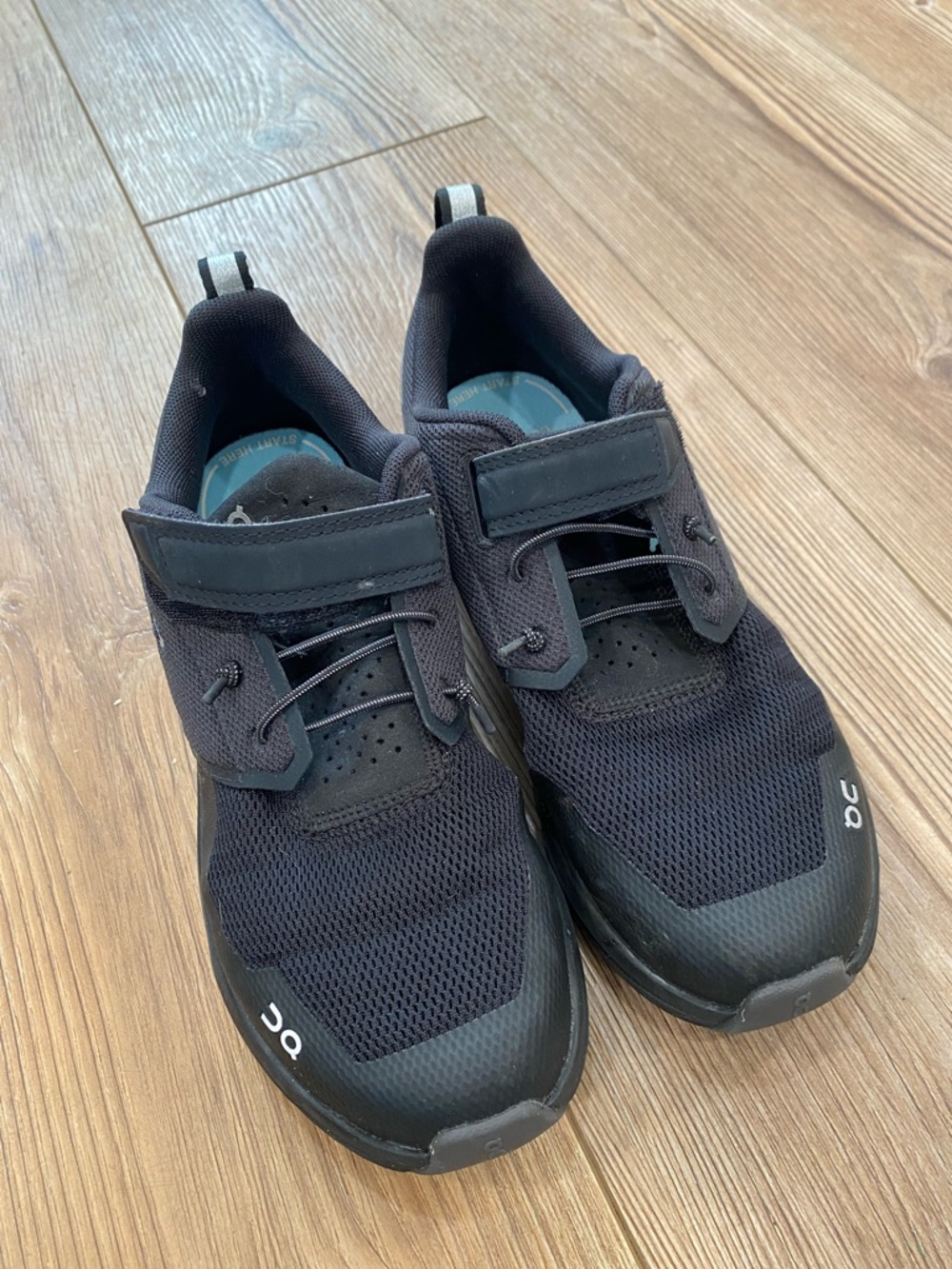 On Running Black Mesh Athletic Sneakers Size K3